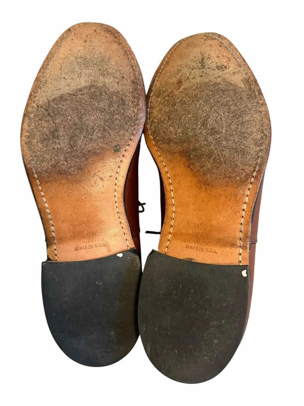 Johnston & Murphy Limited USA Made Cap Toe Oxford Dress Shoes 8D Goodyear Welt